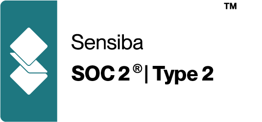 Sensiba SOC 2 Type 2 attestation mark